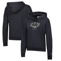 Los Angeles Kings Champion Women's Powerblend Fleece Pullover Hoodie - Black Hoodies