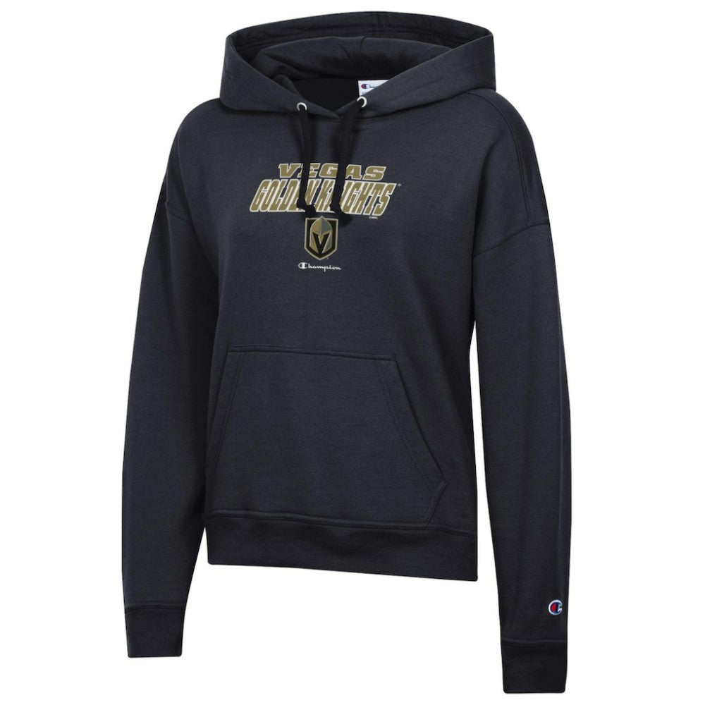 Vegas Golden Knights Champion Women's Powerblend Fleece Pullover Hoodie - Black Hoodies