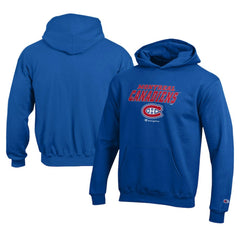 Montreal Canadiens Champion Youth Eco Powerblend Pullover Hoodie - Royal Hoodies