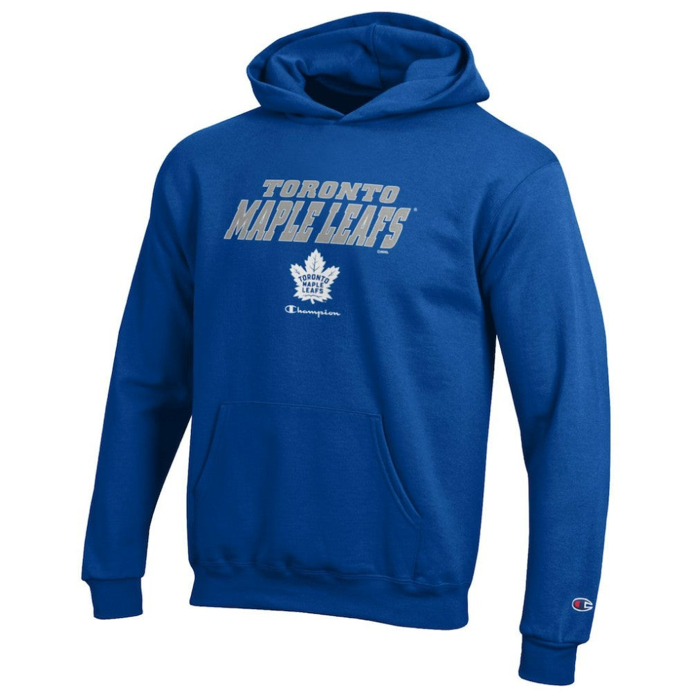 Toronto Maple Leafs Champion Youth Eco Powerblend Pullover Hoodie - Royal Hoodies