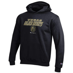 Vegas Golden Knights Champion Youth Eco Powerblend Pullover Hoodie - Black Hoodies