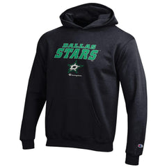 Dallas Stars Champion Youth Eco Powerblend Pullover Hoodie - Black Hoodies
