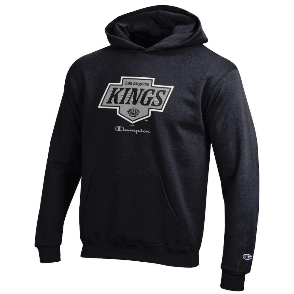Los Angeles Kings Champion Youth Eco Powerblend Pullover Hoodie - Black Hoodies