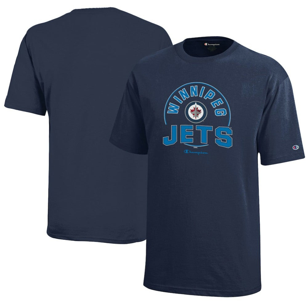 Winnipeg Jets Champion Youth Jersey T-Shirt - Navy T-shirts