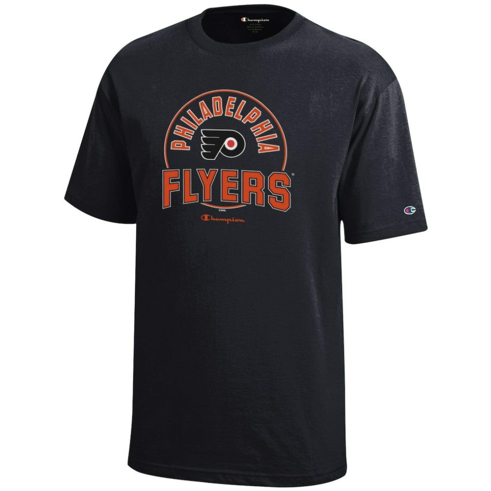 Philadelphia Flyers Champion Youth Jersey T-Shirt - Black T-shirts