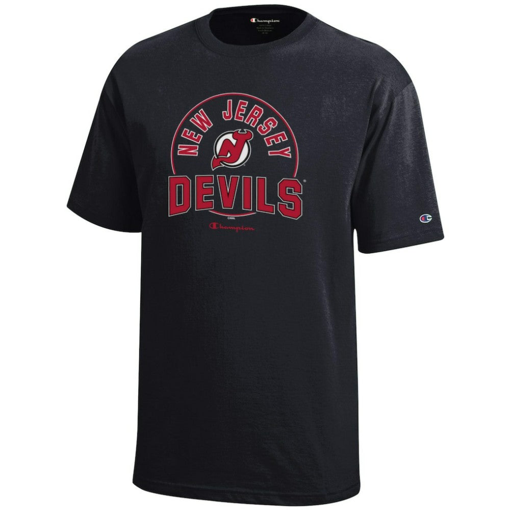 New Jersey Devils Champion Youth Jersey T-Shirt - Black T-shirts