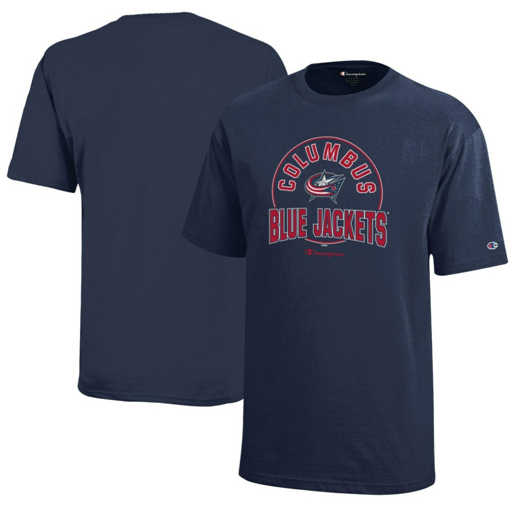 Columbus Blue Jackets Champion Youth Jersey T-Shirt - Navy T-shirts