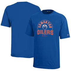 Edmonton Oilers Champion Youth Jersey T-Shirt - Royal T-shirts