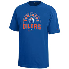 Edmonton Oilers Champion Youth Jersey T-Shirt - Royal T-shirts
