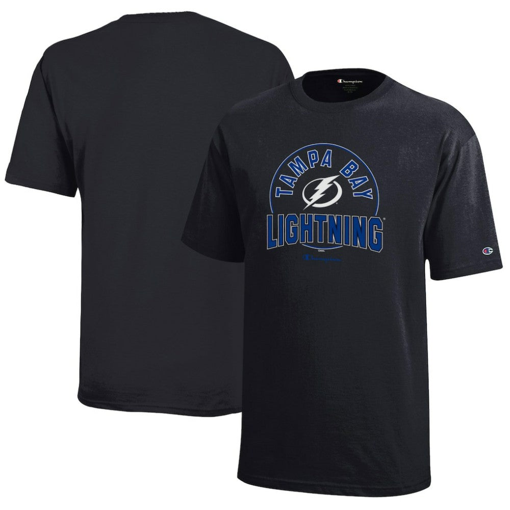 Tampa Bay Lightning Champion Youth Jersey T-Shirt - Black T-shirts