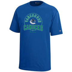 Vancouver Canucks Champion Youth Jersey T-Shirt - Royal T-shirts