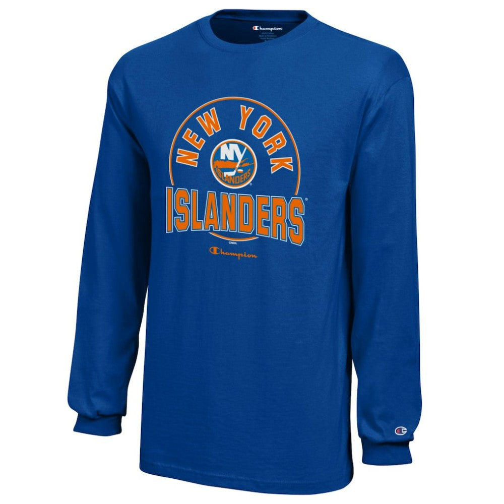 New York Islanders Champion Youth Long-Sleeve Jersey T-Shirt - Royal T-shirts