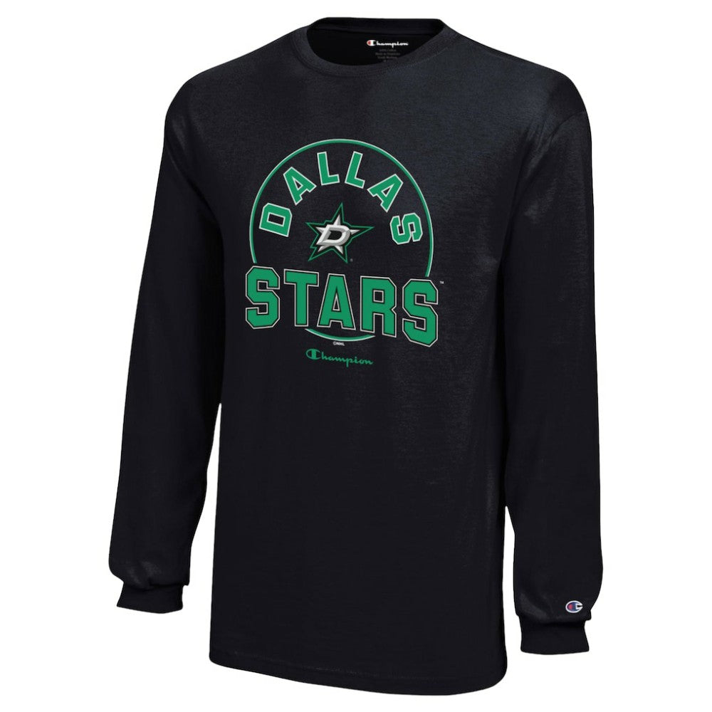 Dallas Stars Champion Youth Long-Sleeve Jersey T-Shirt - Black T-shirts