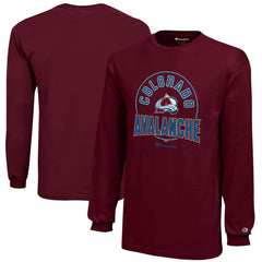 Colorado Avalanche Champion Youth Long-Sleeve Jersey T-Shirt - Burgundy T-shirts