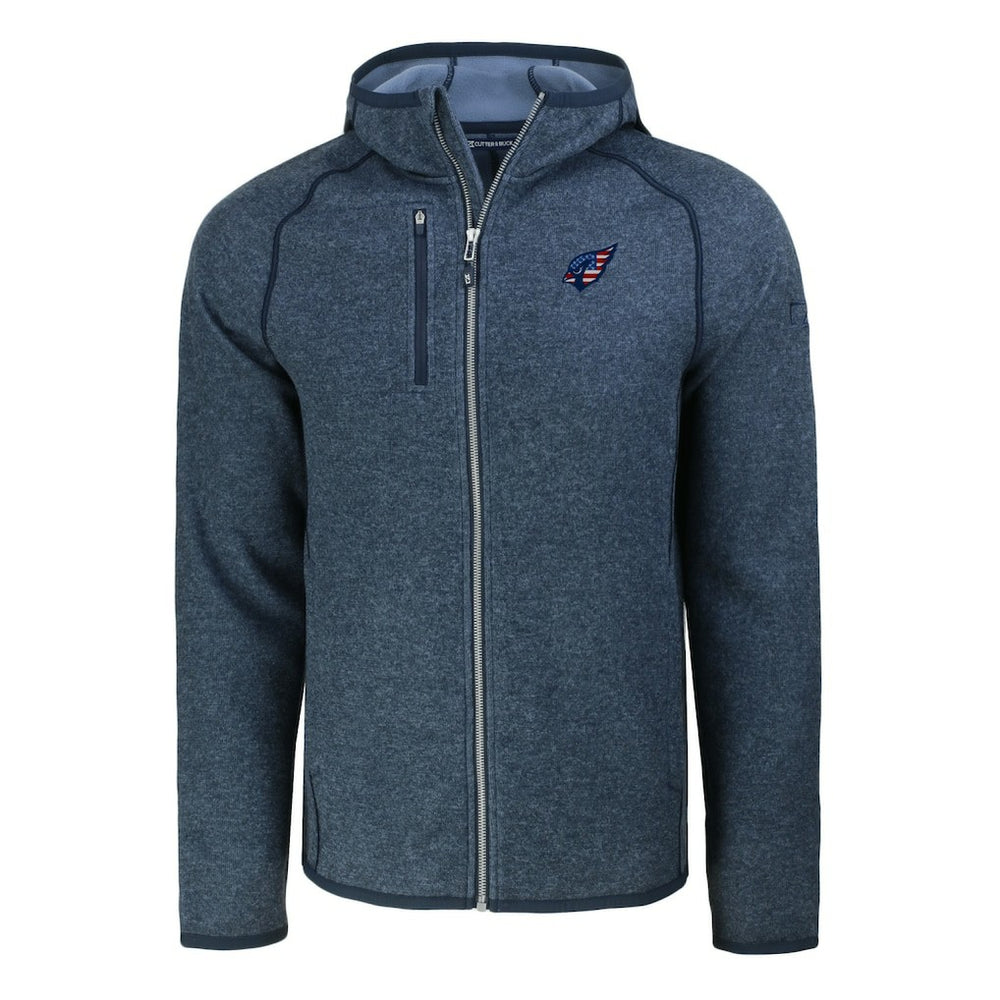 Arizona Cardinals Cutter & Buck Americana Mainsail Full-Zip Hooded Jacket - Heather Navy outlet