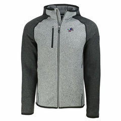 Detroit Lions Cutter & Buck Americana Mainsail Full-Zip Hooded Jacket - Heather Gray/Heather Charcoal for sale