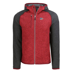 Kansas City Chiefs Cutter & Buck Americana Mainsail Full-Zip Hooded Jacket - Heather Red/Heather Charcoal discount
