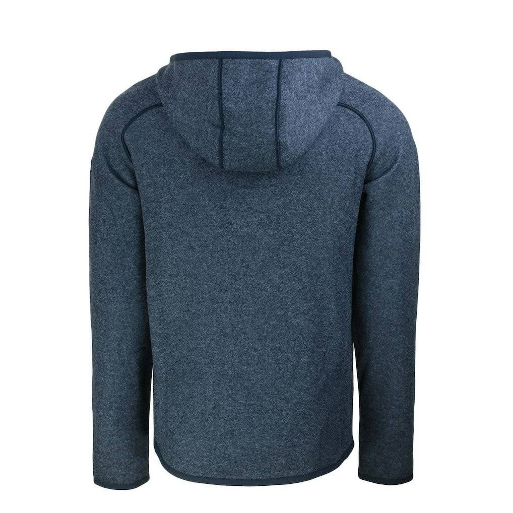 San Francisco 49ers Cutter & Buck Americana Mainsail Full-Zip Hooded Jacket - Heather Navy outlet