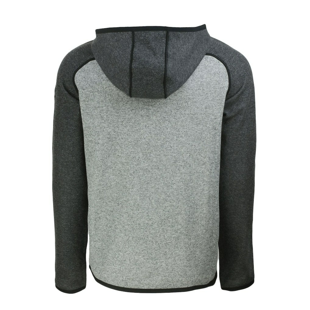 Washington Commanders Cutter & Buck Americana Mainsail Full-Zip Hooded Jacket - Heather Gray/Heather Charcoal for sale
