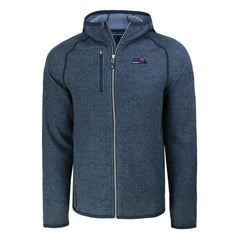 Seattle Seahawks Cutter & Buck Americana Mainsail Full-Zip Hooded Jacket - Heather College Navy discount