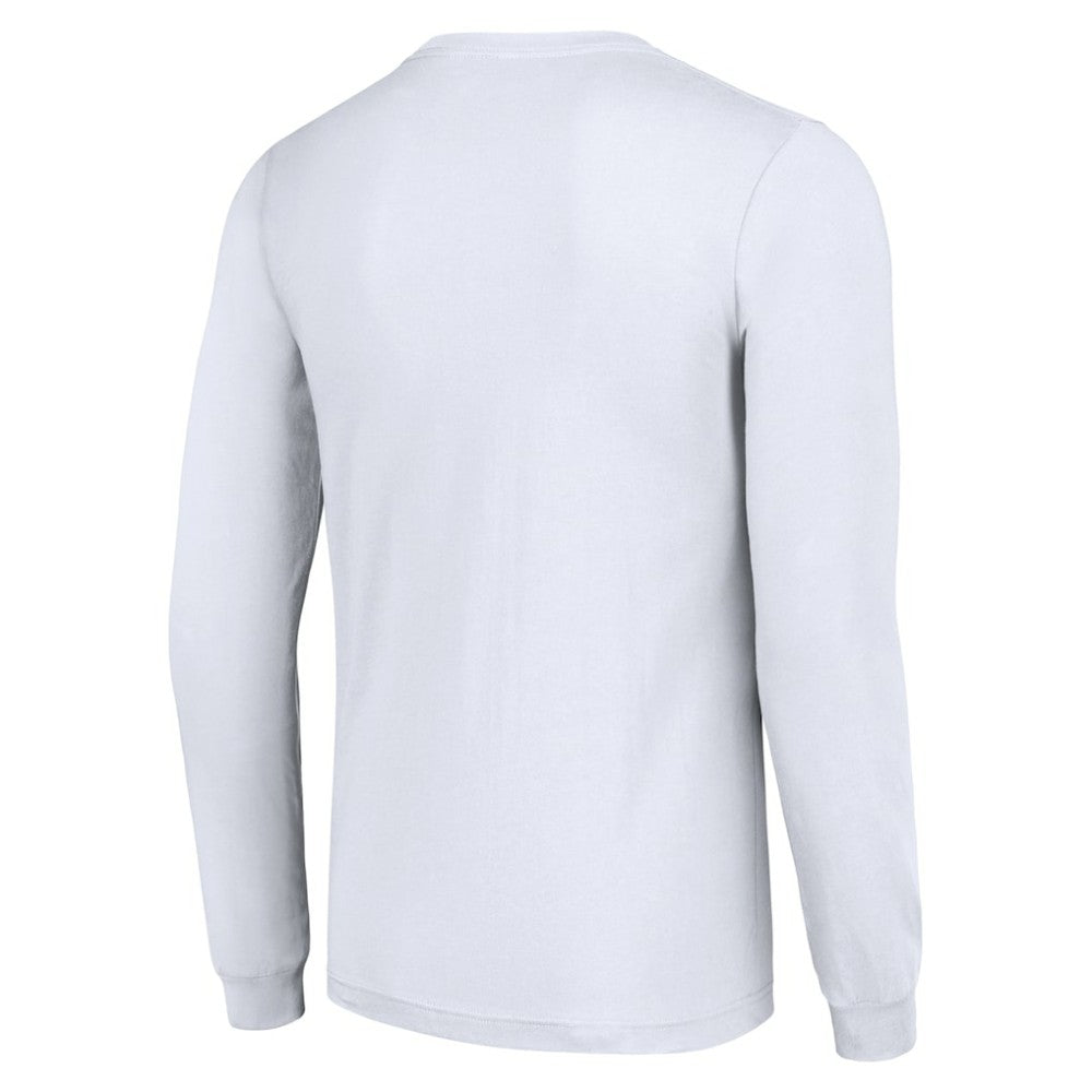 Anaheim Ducks Starter Retro Graphic Long Sleeve Crew T-Shirt - White T-shirts