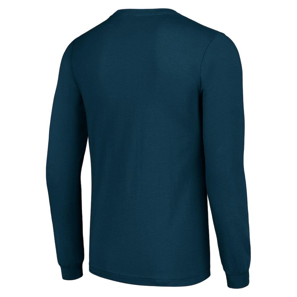 Washington Capitals Starter Retro Graphic Long Sleeve Crew T-Shirt - Navy T-shirts