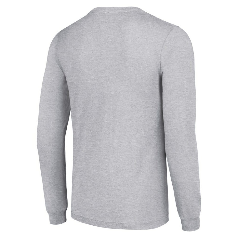 Detroit Red Wings Starter Retro Graphic Long Sleeve Crew T-Shirt - Heather Gray T-shirts