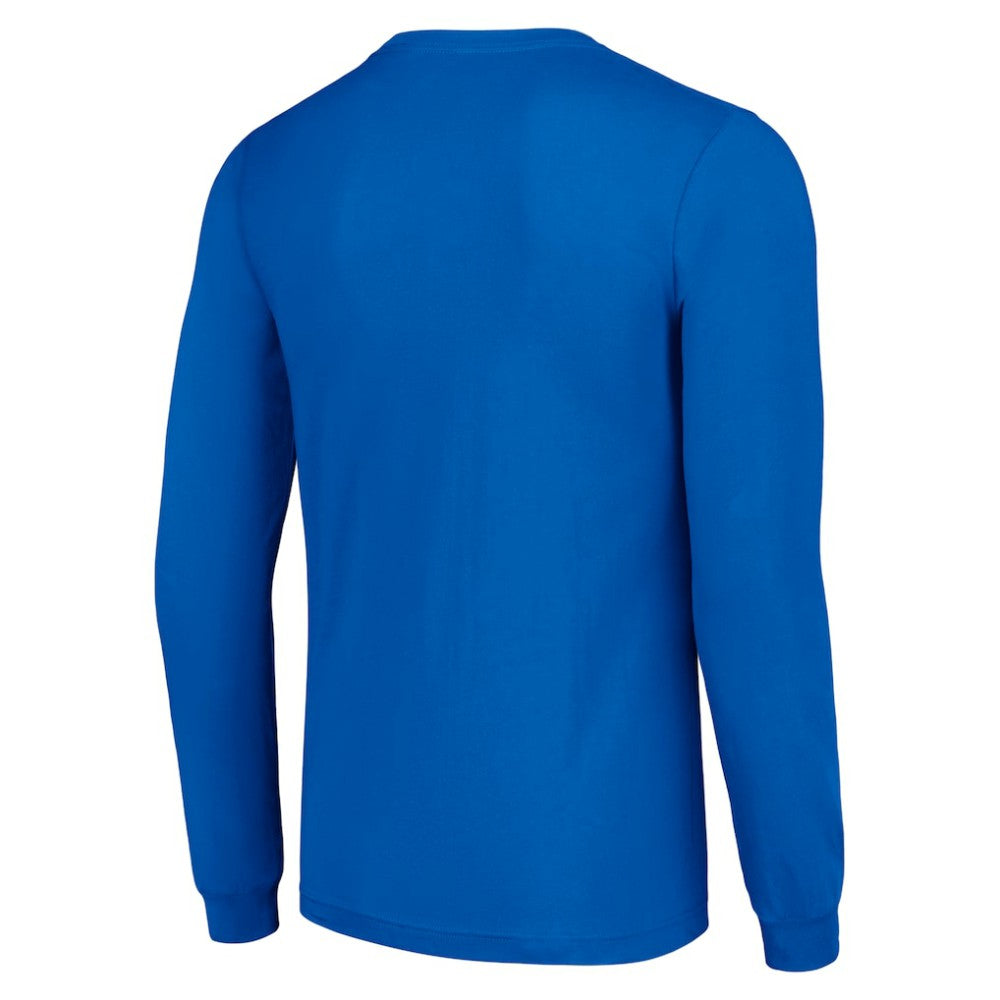 St. Louis Blues Starter Retro Graphic Long Sleeve Crew T-Shirt - Royal T-shirts