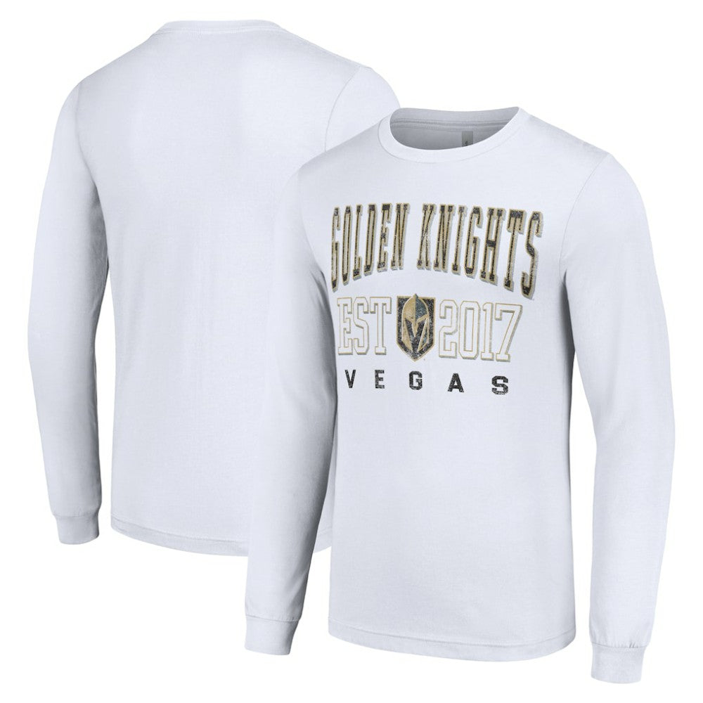 Vegas Golden Knights Starter Logo Graphic Long Sleeve T-Shirt - White T-shirts