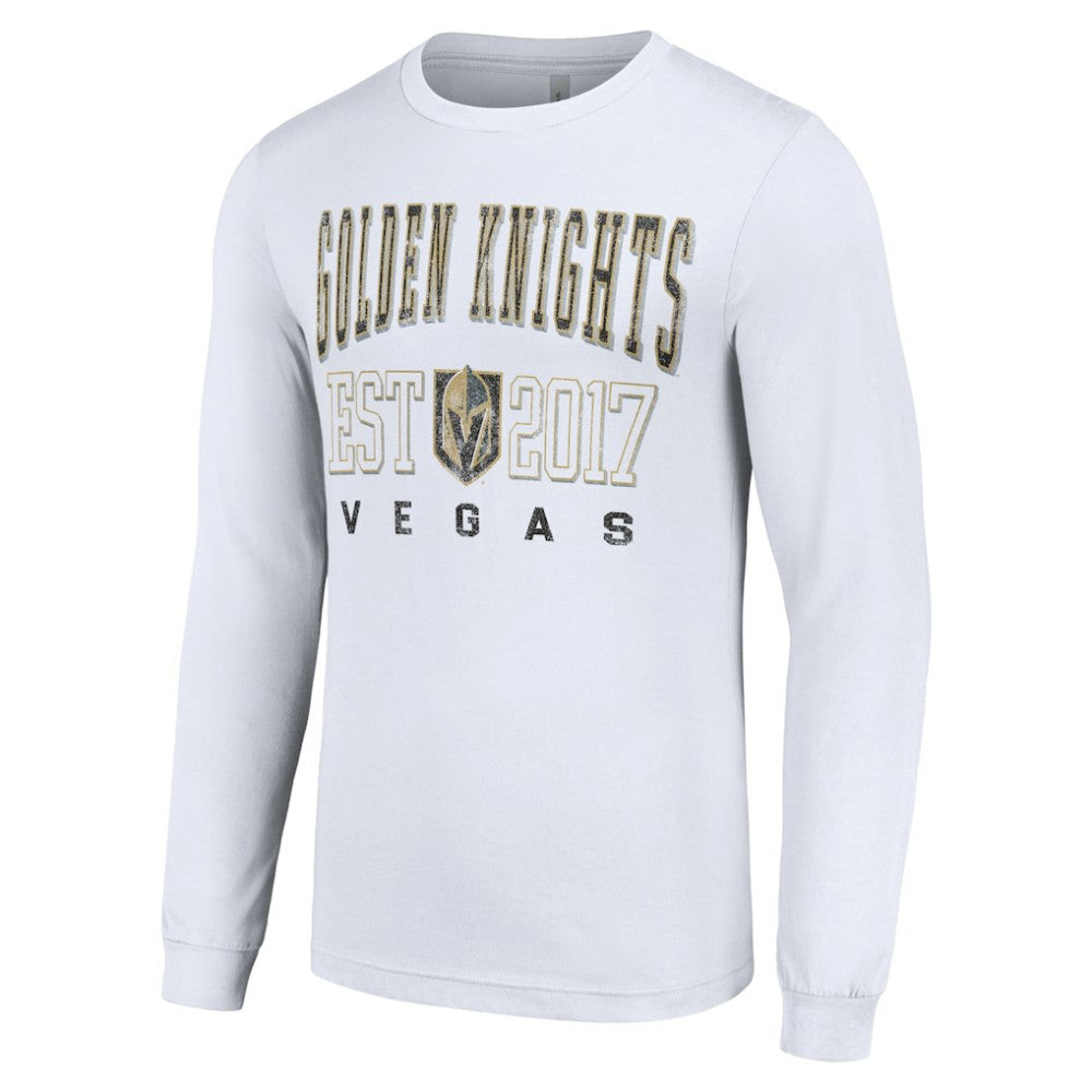 Vegas Golden Knights Starter Logo Graphic Long Sleeve T-Shirt - White T-shirts