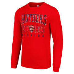 Florida Panthers Starter Logo Graphic Long Sleeve T-Shirt - Red T-shirts
