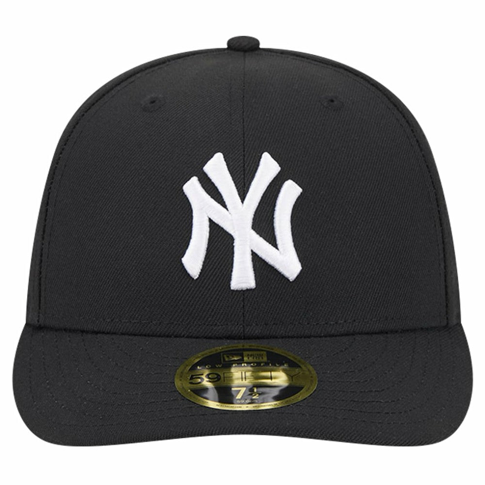 New York Yankees Low Profile 59FIFTY Fitted Hat Black