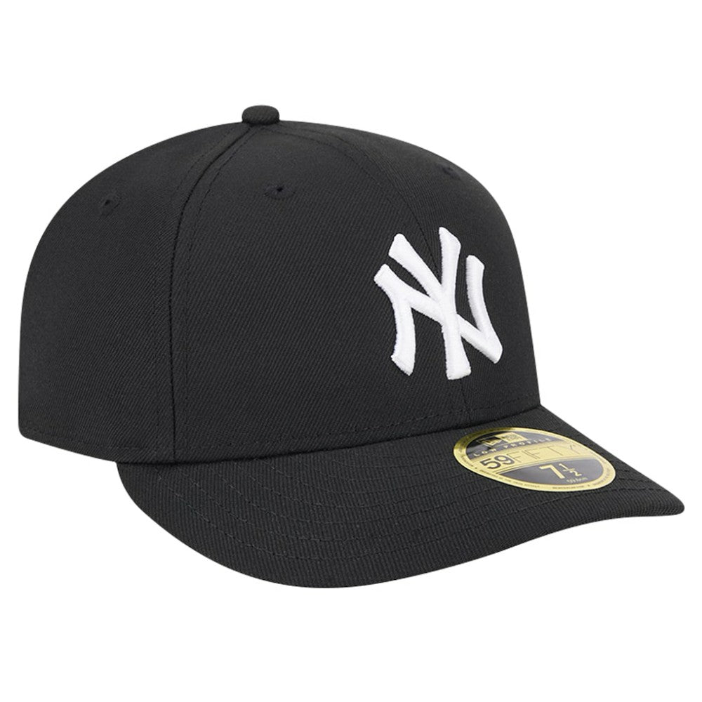 New York Yankees Low Profile 59FIFTY Fitted Hat Black