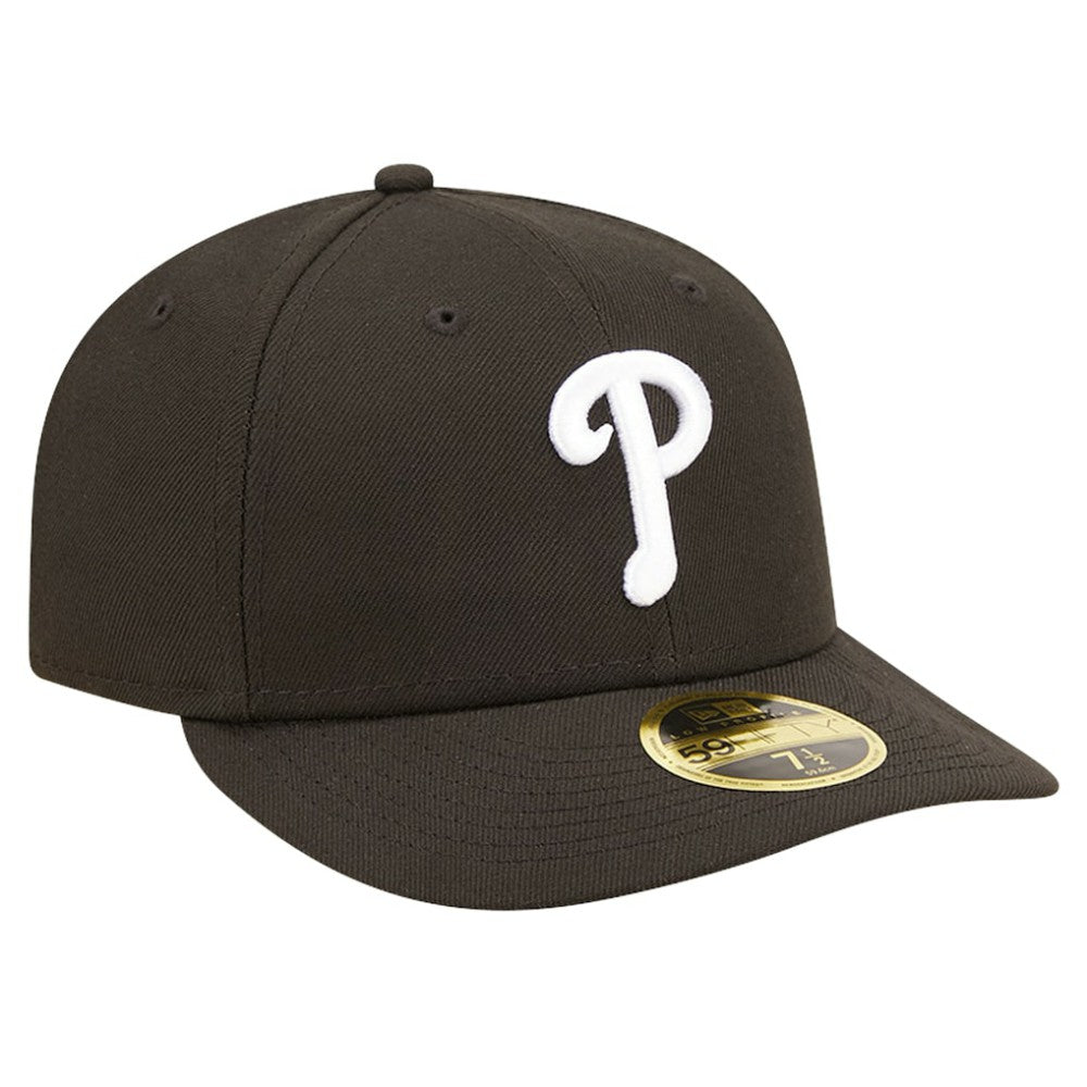 Philadelphia Phillies Low Profile 59FIFTY Fitted Hat Black