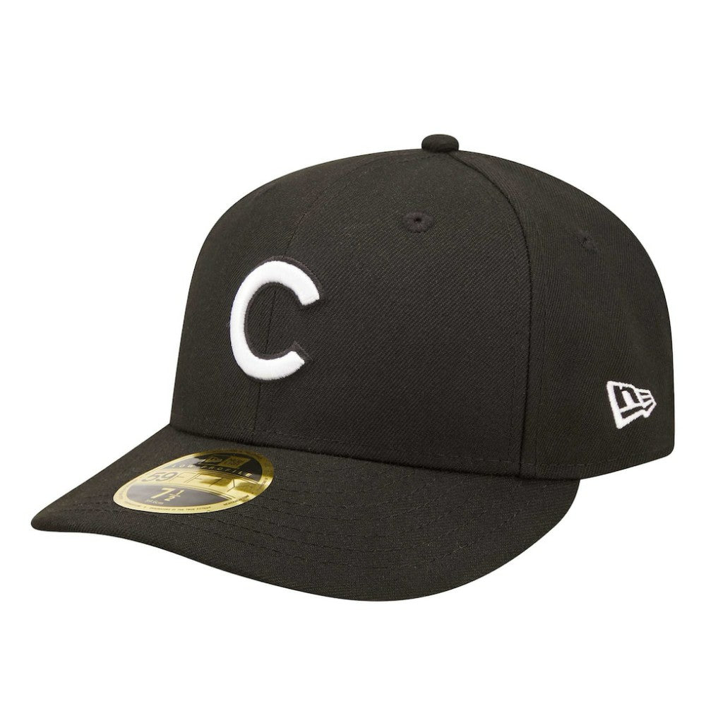 Chicago Cubs Low Profile 59FIFTY Fitted Hat Black