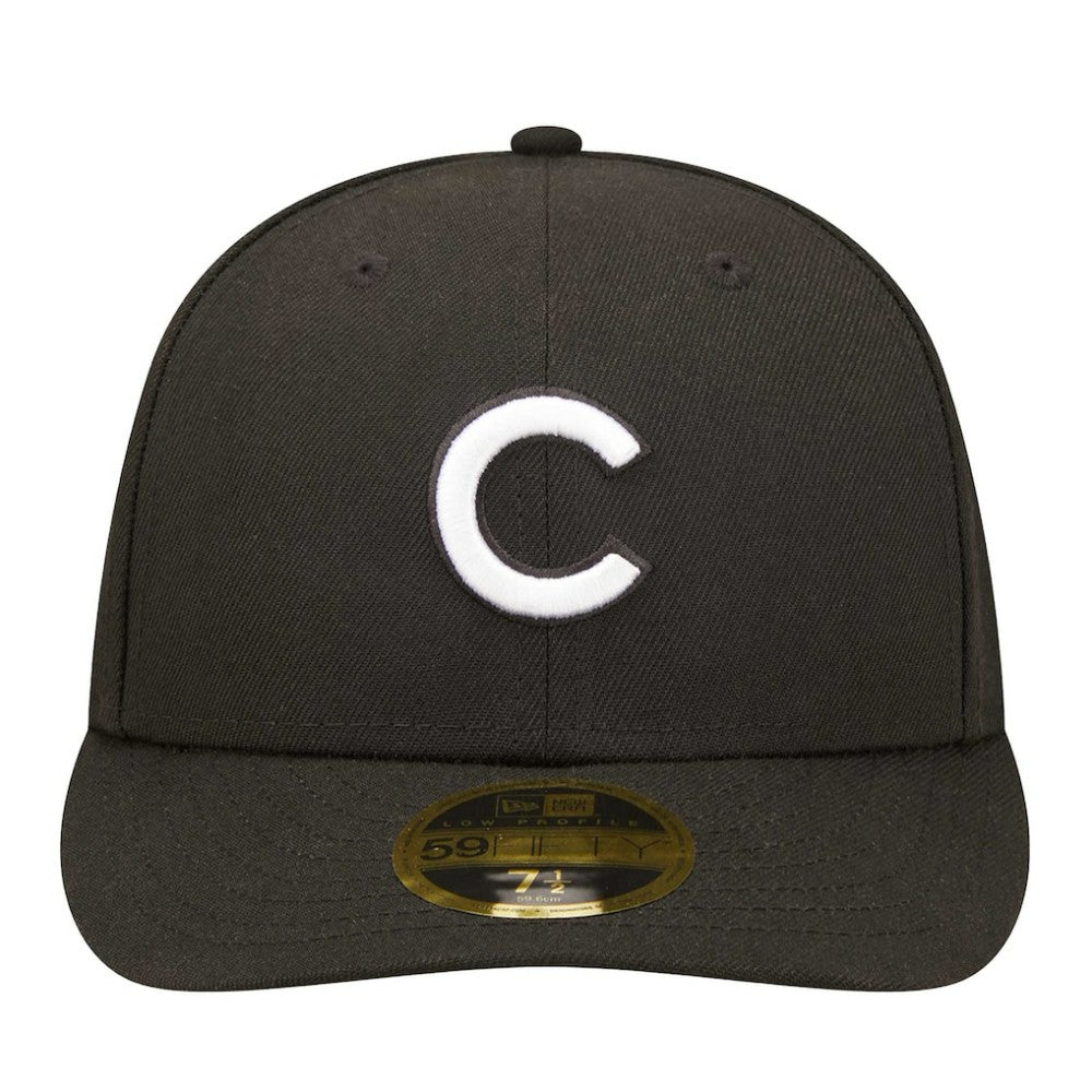 Chicago Cubs Low Profile 59FIFTY Fitted Hat Black