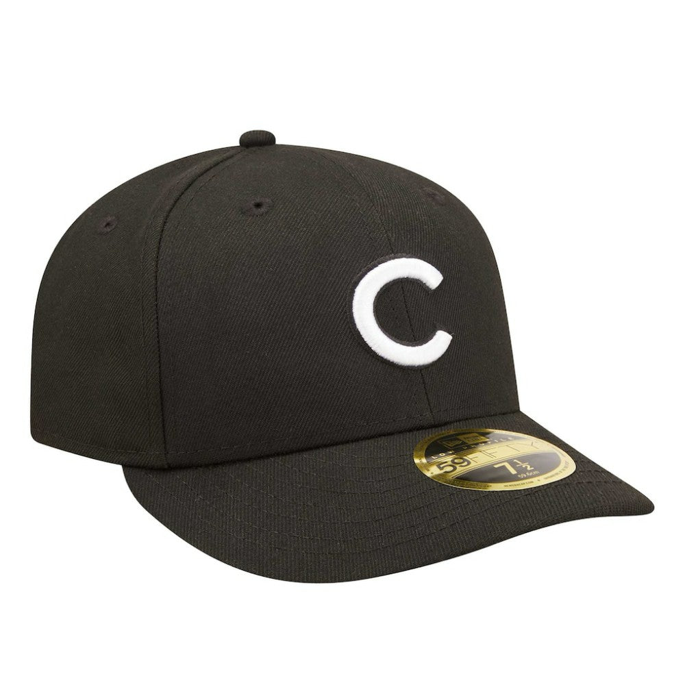 Chicago Cubs Low Profile 59FIFTY Fitted Hat Black