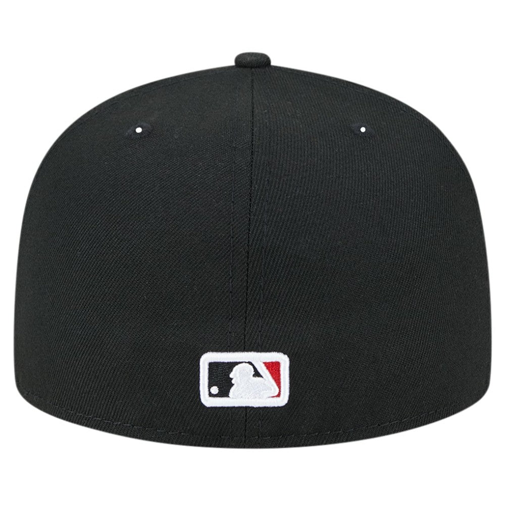 Minnesota Twins Checkered Undervisor 59FIFTY Fitted Hat Black