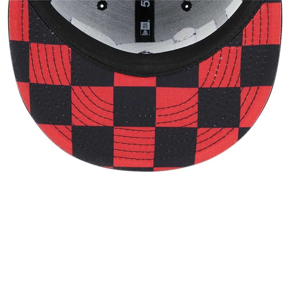 Minnesota Twins Checkered Undervisor 59FIFTY Fitted Hat Black