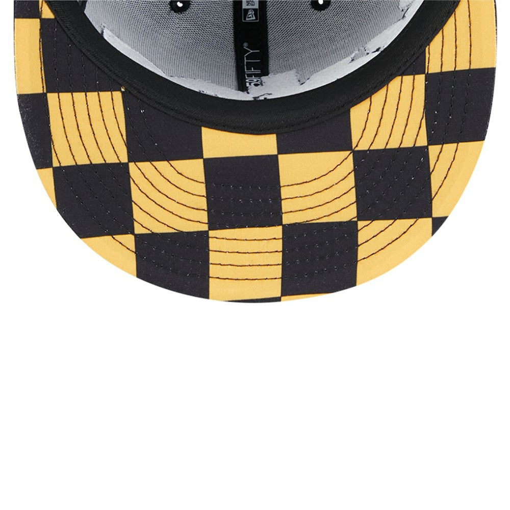 Pittsburgh Pirates Checkered Undervisor 59FIFTY Fitted Hat Black
