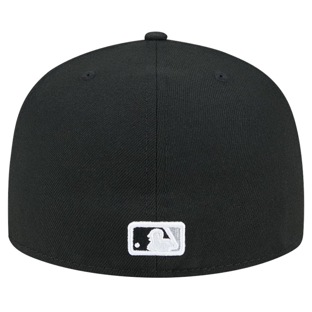 Chicago White Sox Checkered Undervisor 59FIFTY Fitted Hat Black