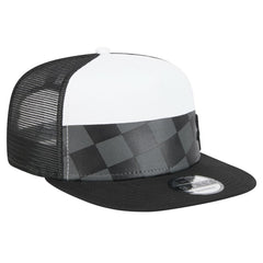 Chicago White Sox Checkmate Trucker 9FIFTY Snapback Hat Black