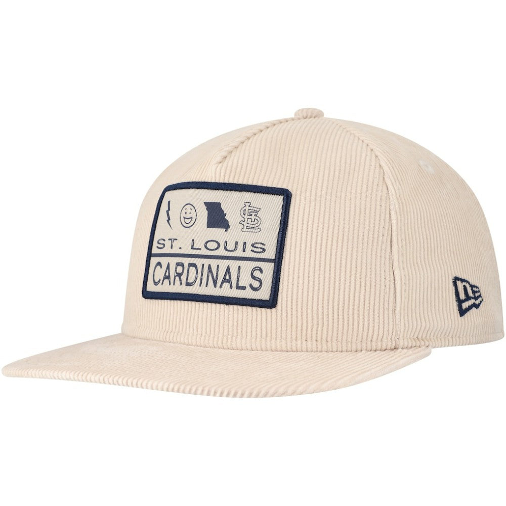 St. Louis Cardinals Summer Essential Golfer Snapback Hat Khaki