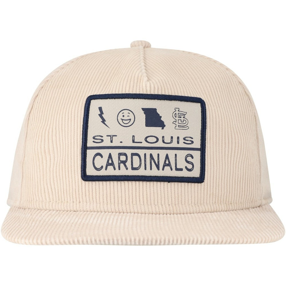 St. Louis Cardinals Summer Essential Golfer Snapback Hat Khaki