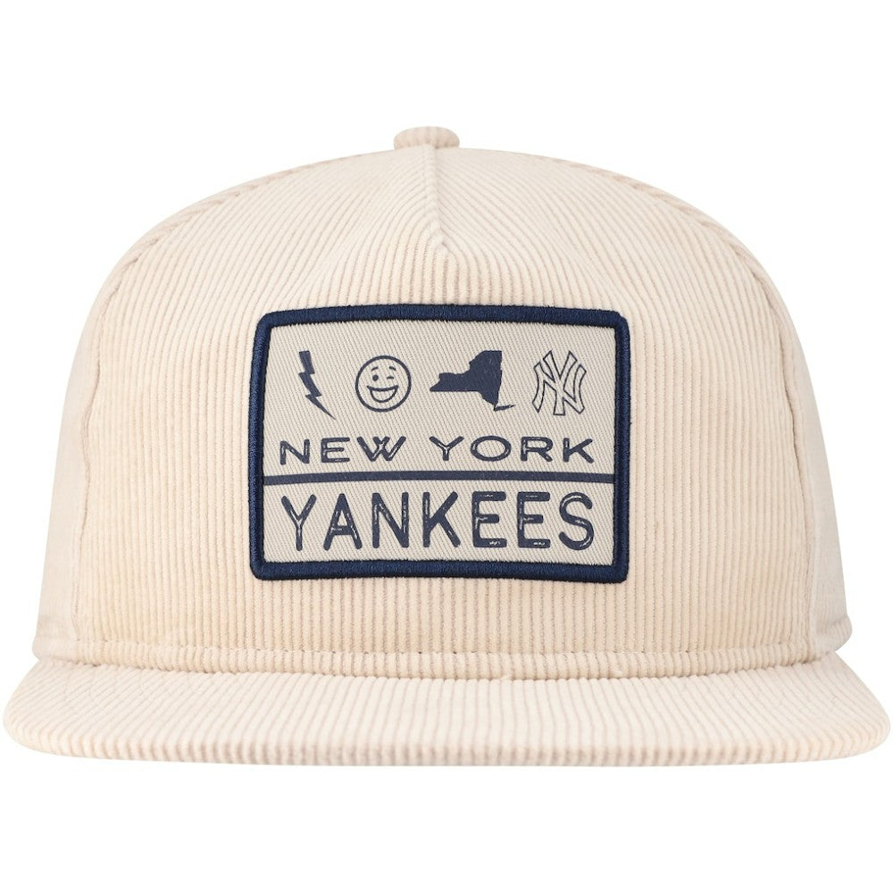 New York Yankees Summer Essential Golfer Snapback Hat Khaki