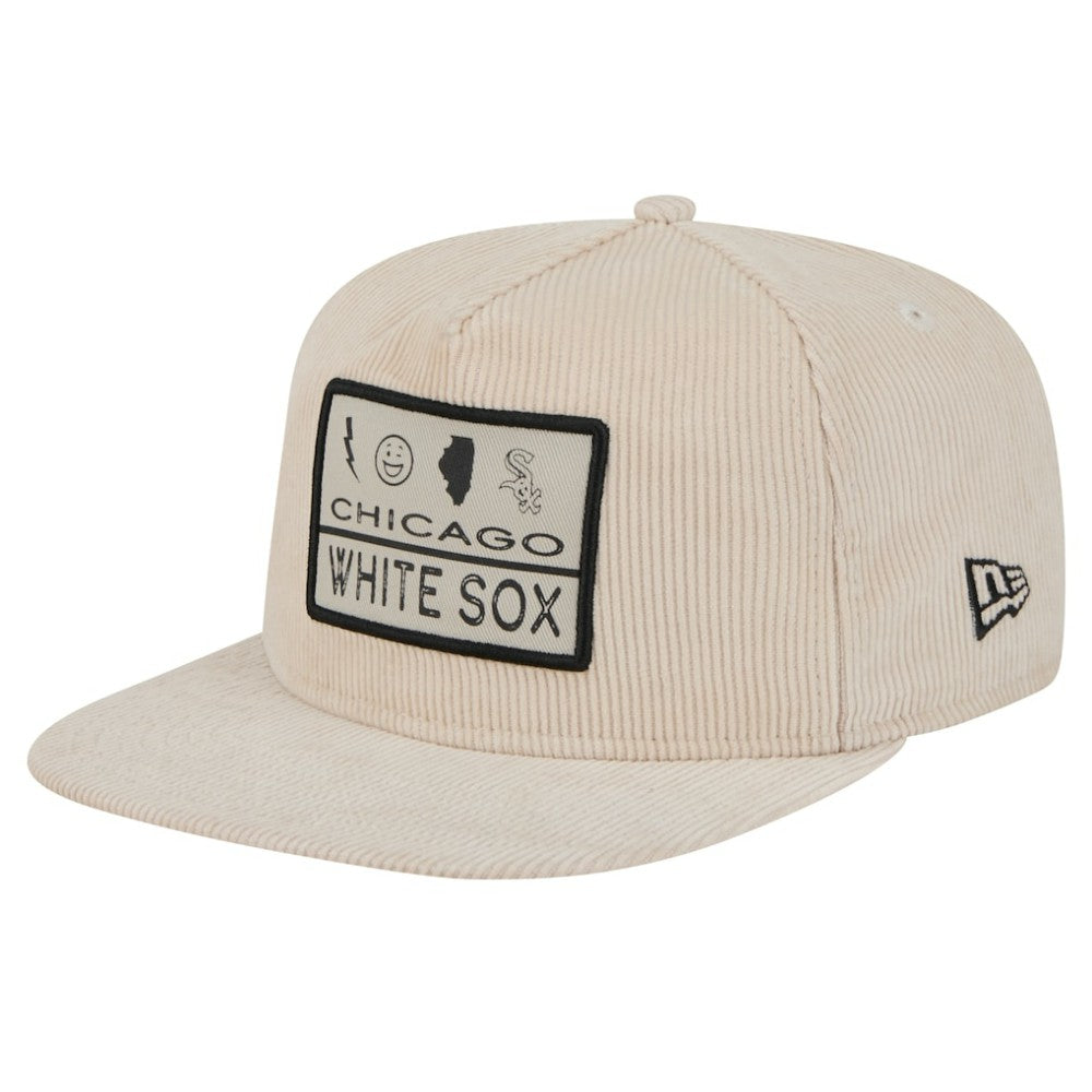 Chicago White Sox Summer Essential Golfer Snapback Hat Khaki