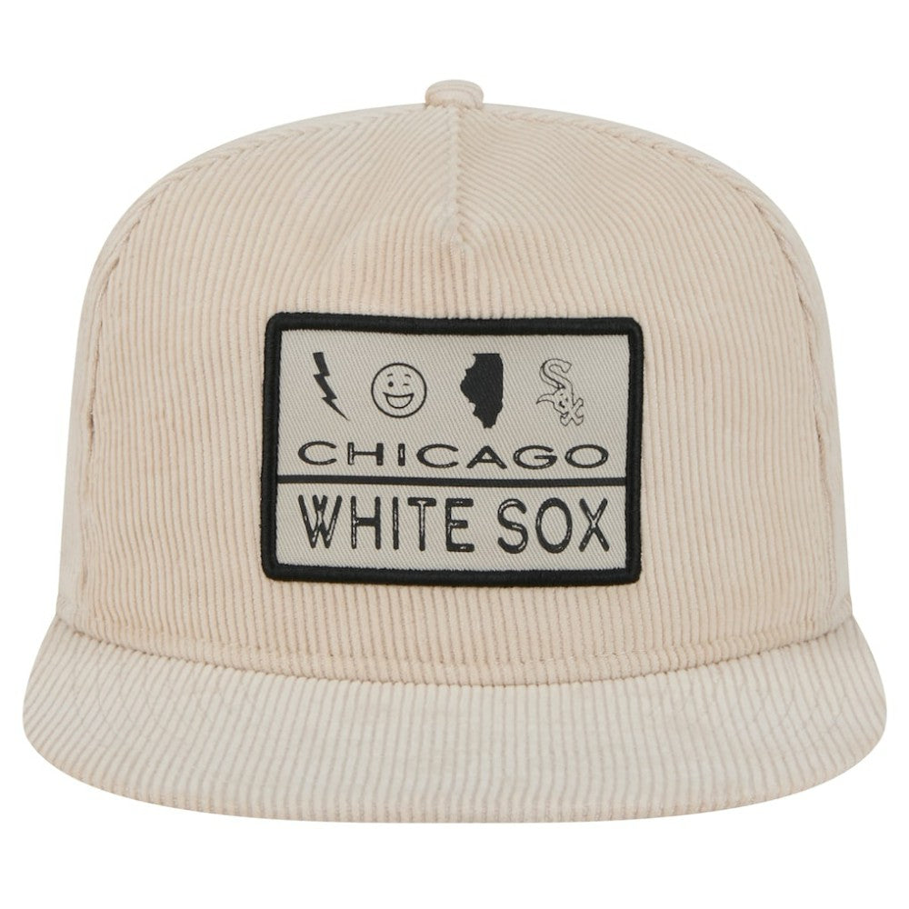 Chicago White Sox Summer Essential Golfer Snapback Hat Khaki