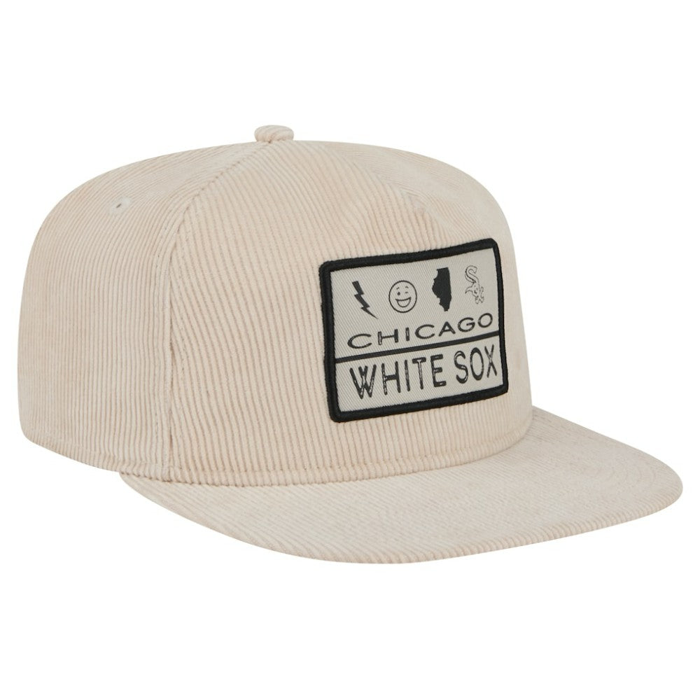 Chicago White Sox Summer Essential Golfer Snapback Hat Khaki