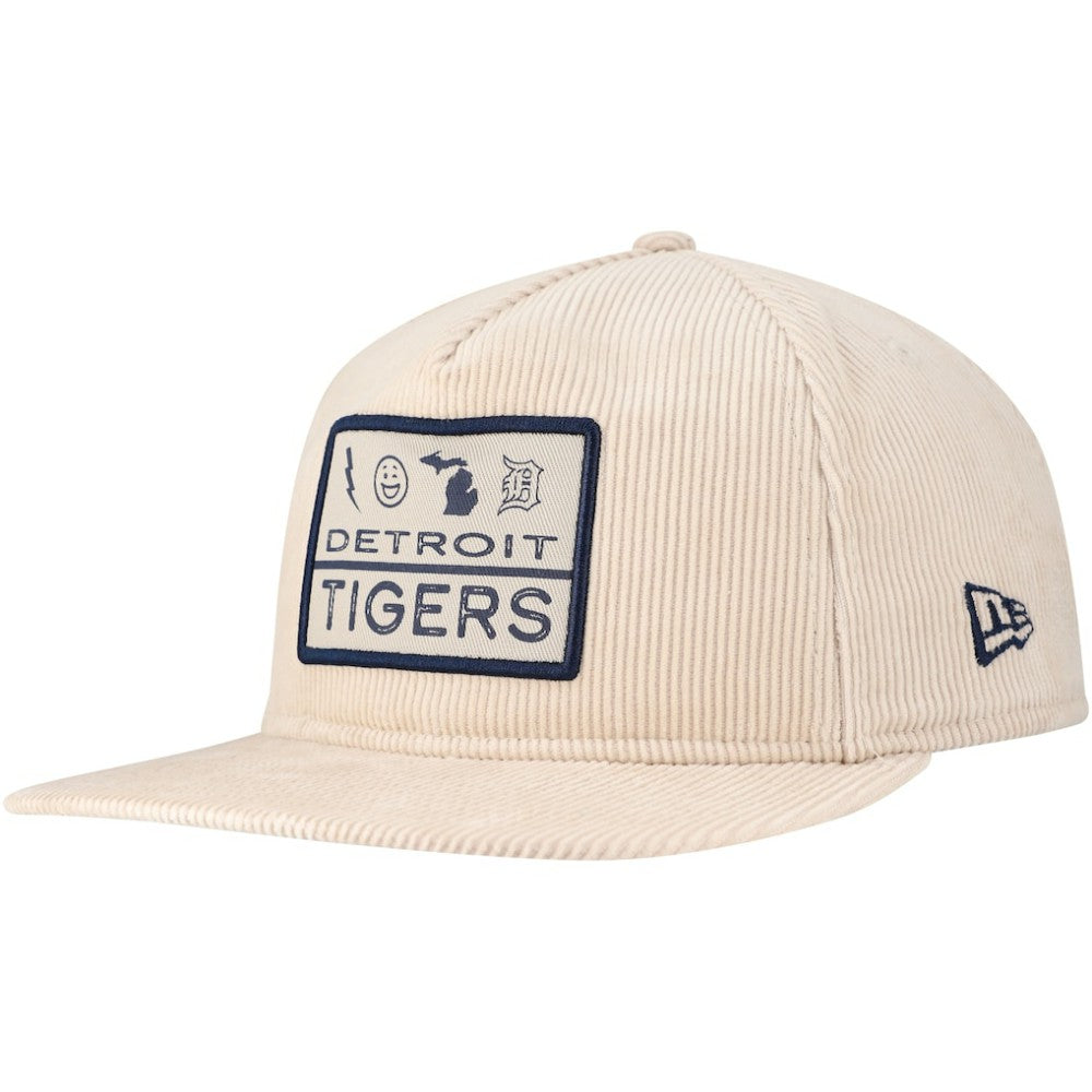 Detroit Tigers Summer Essential Golfer Snapback Hat Khaki