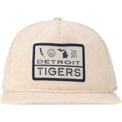 Detroit Tigers Summer Essential Golfer Snapback Hat Khaki
